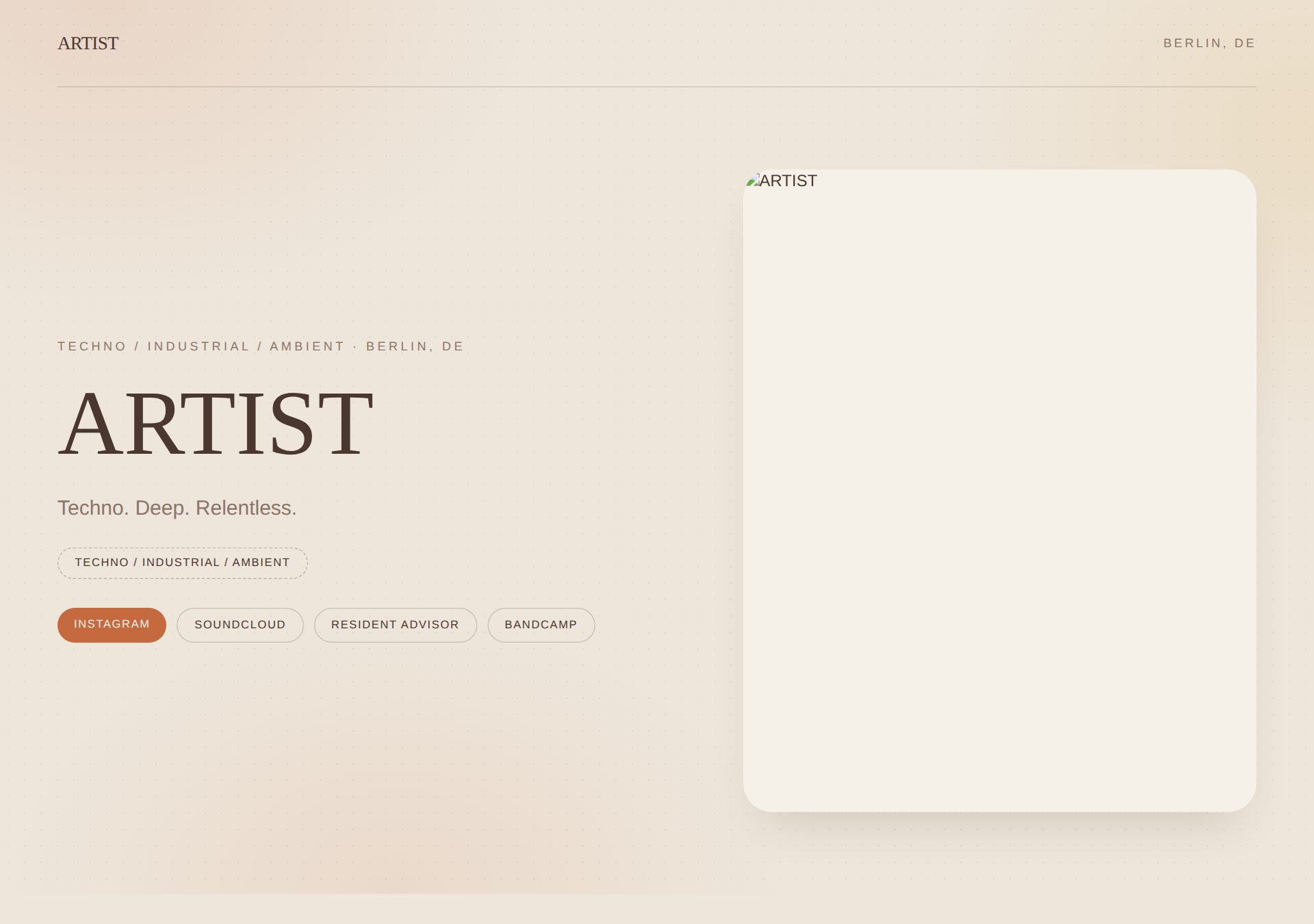 FLYER theme — Aged Paper · Burnt Orange · Vintage