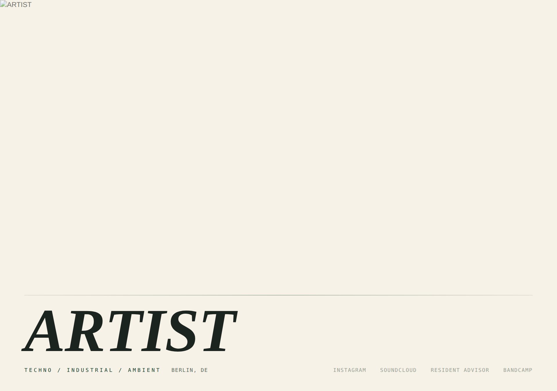 MAISON theme — Ivory · Bottle Green · Editorial Serif