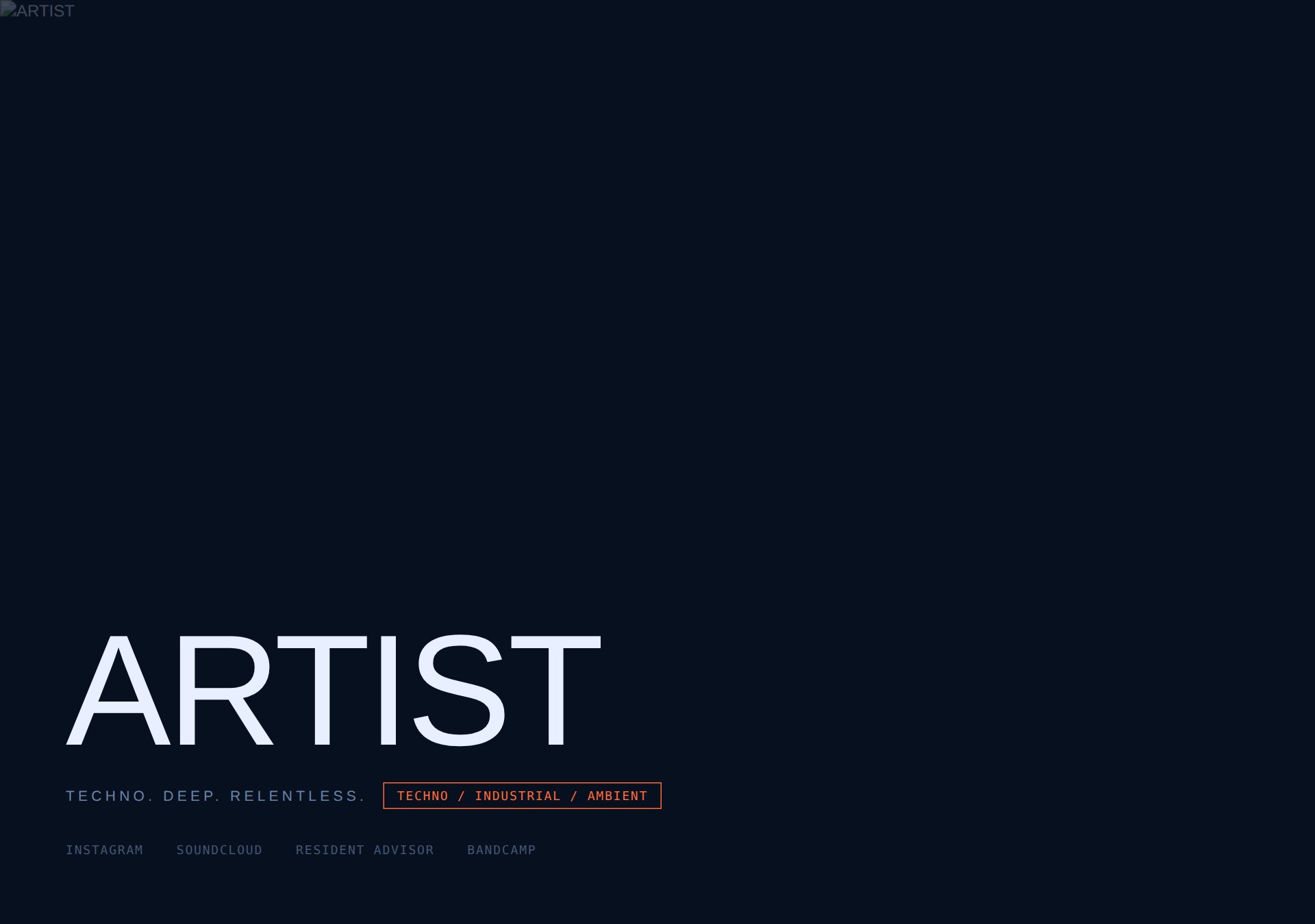 MIDNIGHT theme — Navy · Coral
