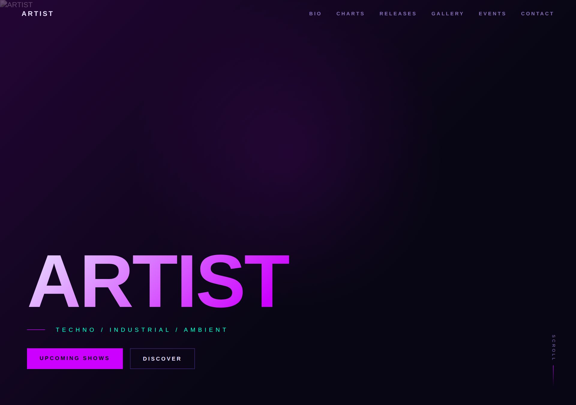 QUASAR theme — Void · Magenta & Teal · Gradient Type