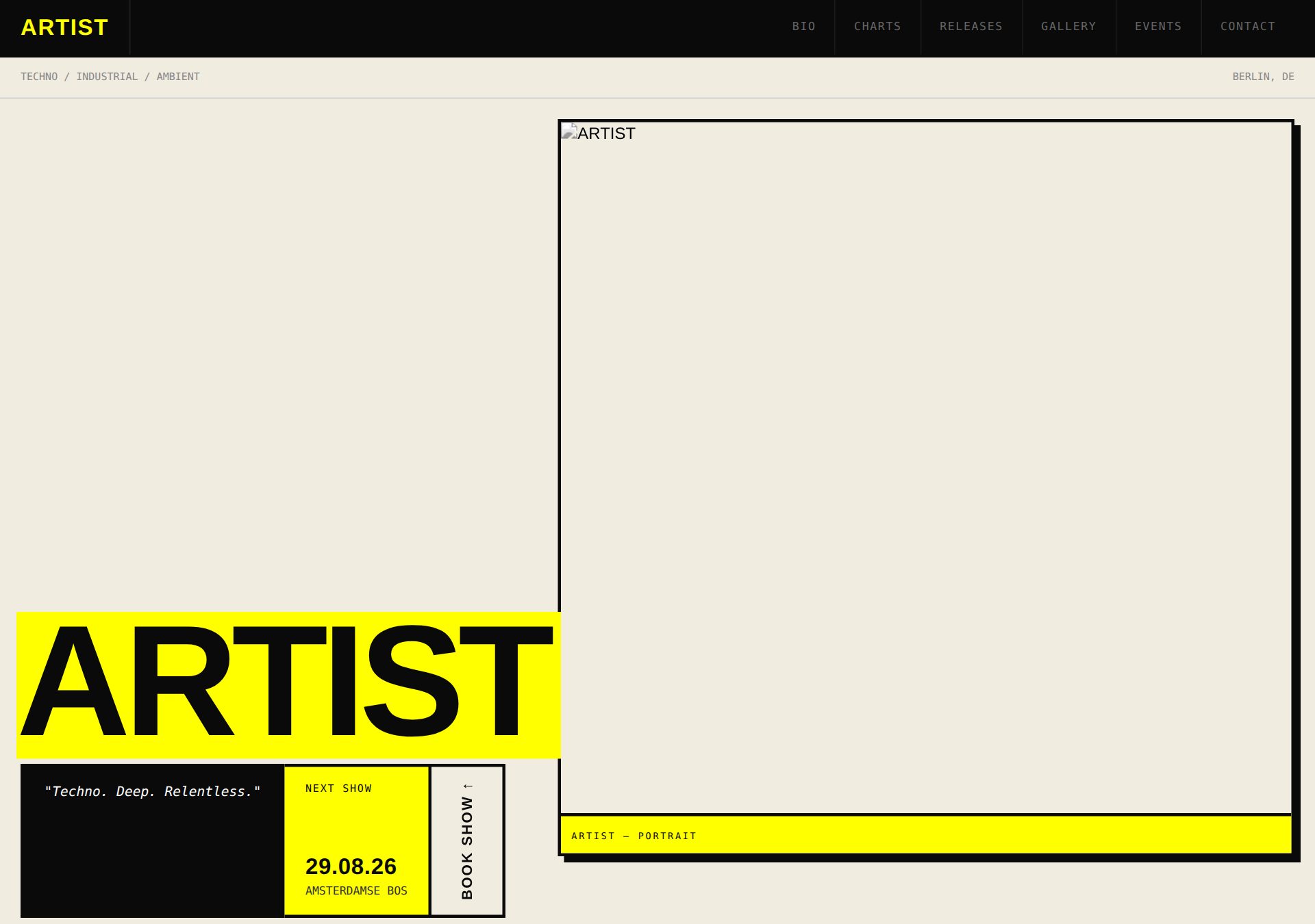 TABLOID theme — Paper · Yellow · Xerox Collage